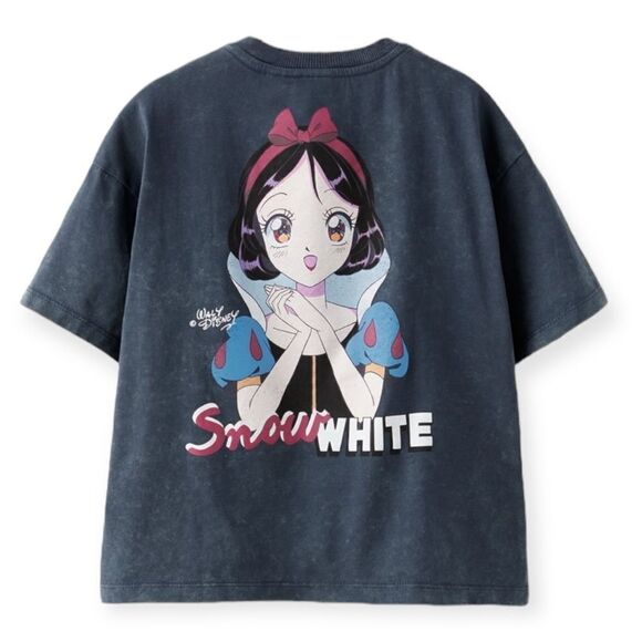 ZARA Kids | Anthracite Gray | SNOW WHITE © DISNEY T-SHIRT - Picture 3 of 5